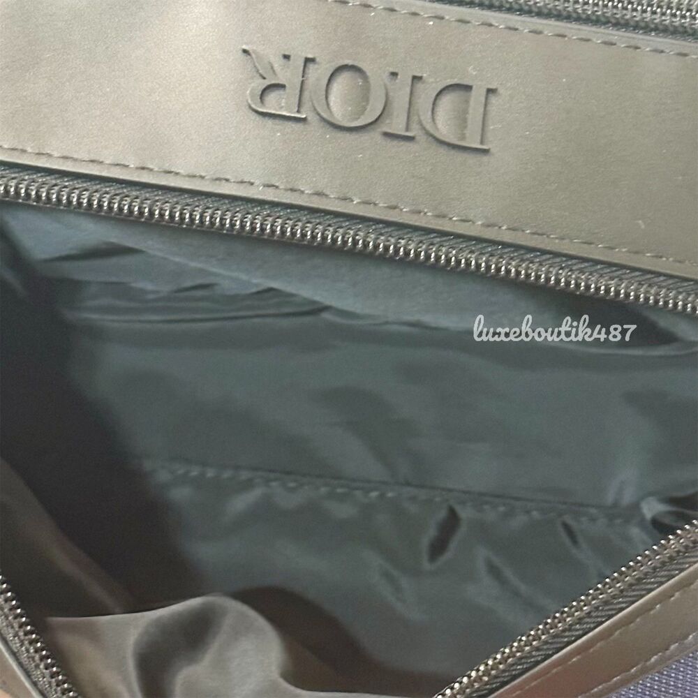 DIOR navy blue toiletry pouch bag travel case NIB - Picture 6 of 8